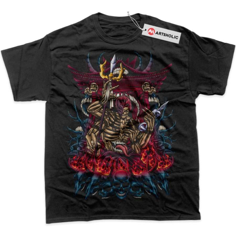 Alternative view of Skeleton Ryomen Sukuna Shirt, Jujutsu Kaisen Shirt, Anime Shirt, Graphic T-Shirt