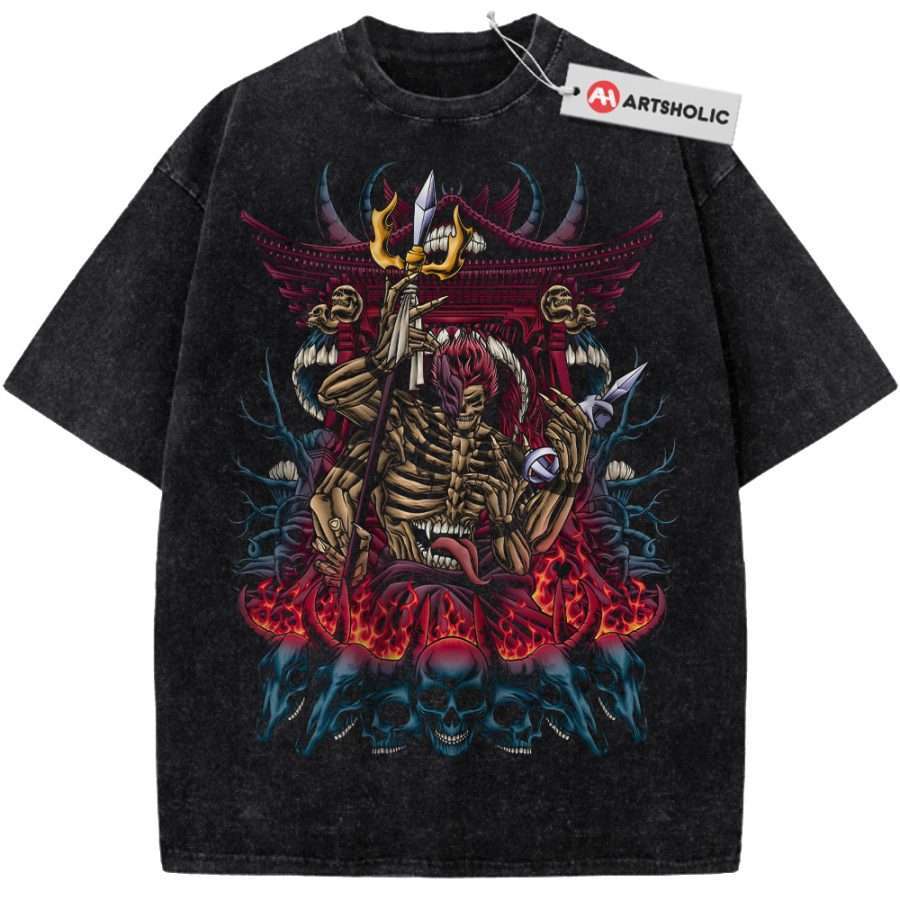 Alternative view of Skeleton Ryomen Sukuna Shirt, Jujutsu Kaisen Shirt, Anime Shirt, Vintage T-Shirt