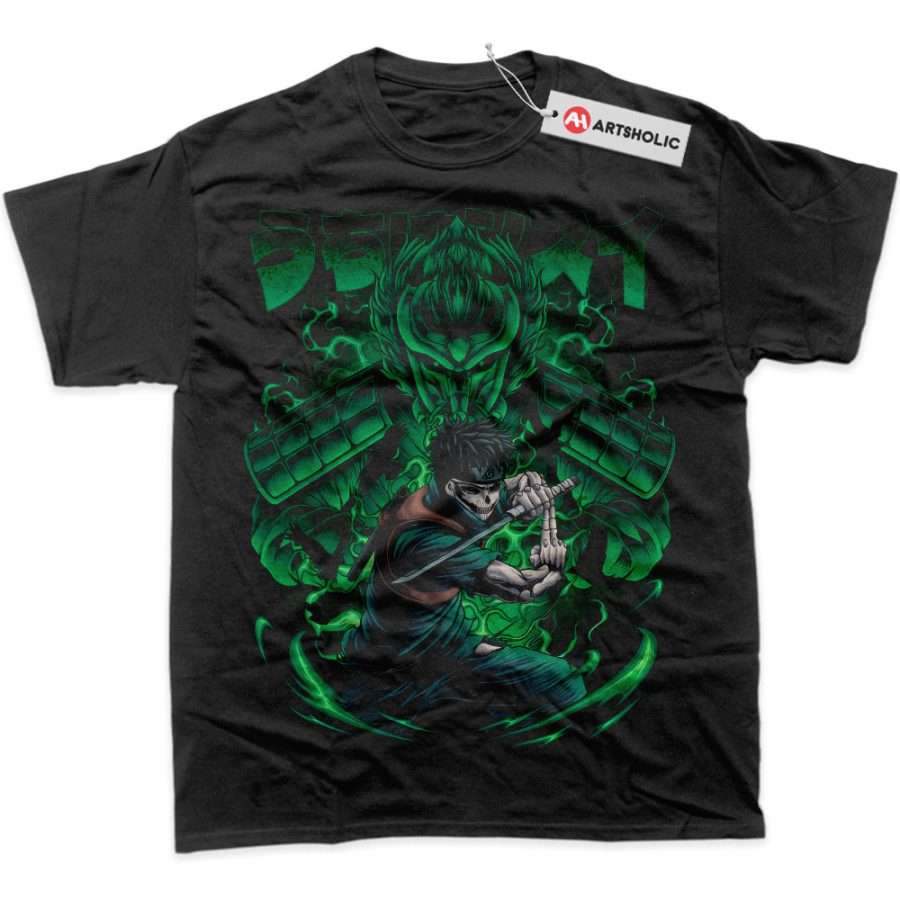 Alternative view of Skeleton Shisui Uchiha Shirt, Naruto Shirt, Anime Shirt, Graphic Tee