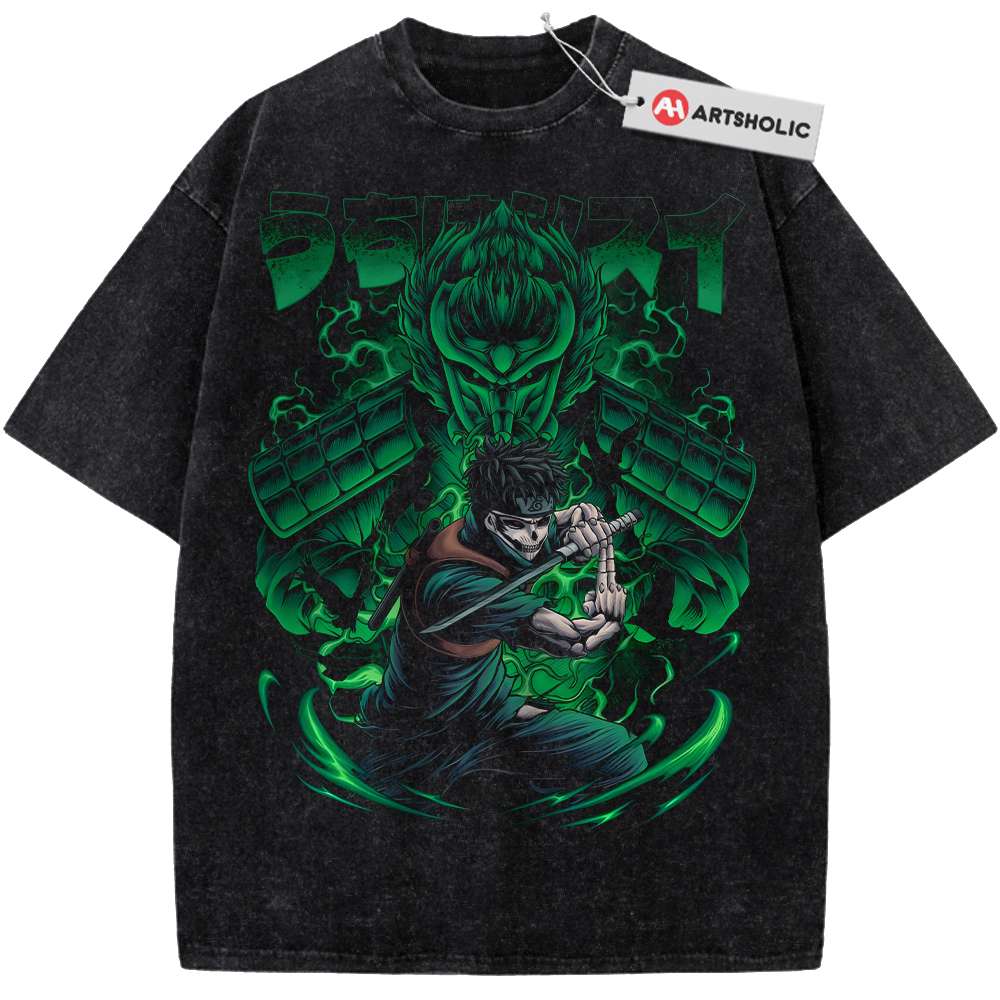 Skeleton Shisui Uchiha Shirt, Naruto Shirt, Anime Shirt, Vintage Tee