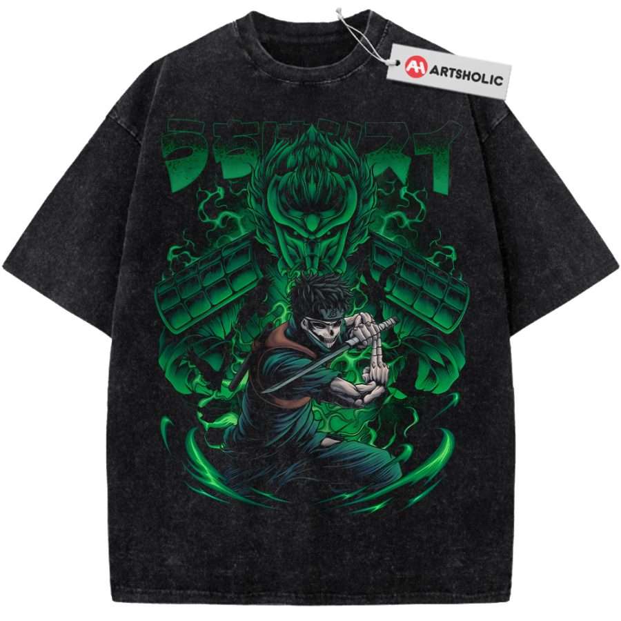 Alternative view of Skeleton Shisui Uchiha Shirt, Naruto Shirt, Anime Shirt, Vintage Tee