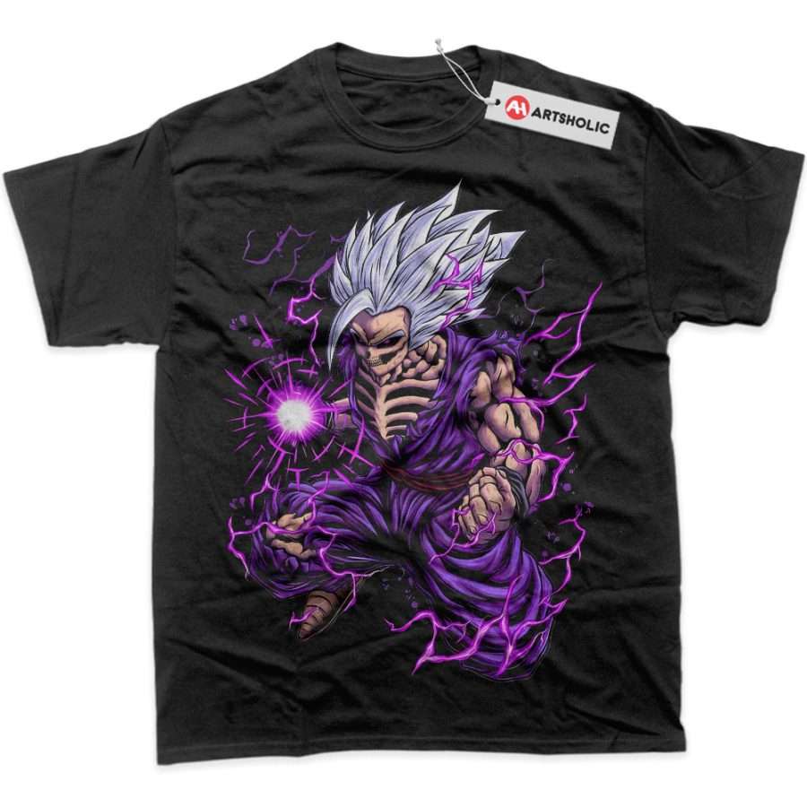 Alternative view of Skeleton Son Gohan Shirt, Dragon Ball Shirt, DBZ Shirt, Anime Shirt, Graphic T-Shirt