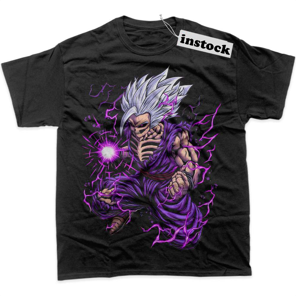 Skeleton Son Gohan Shirt, Dragon Ball Shirt, DBZ Shirt, Anime Shirt, Graphic T-Shirt