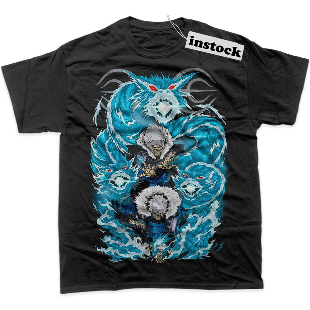 Skeleton Tobirama Senju Shirt, Naruto Shirt, Anime Shirt, Graphic T-Shirt