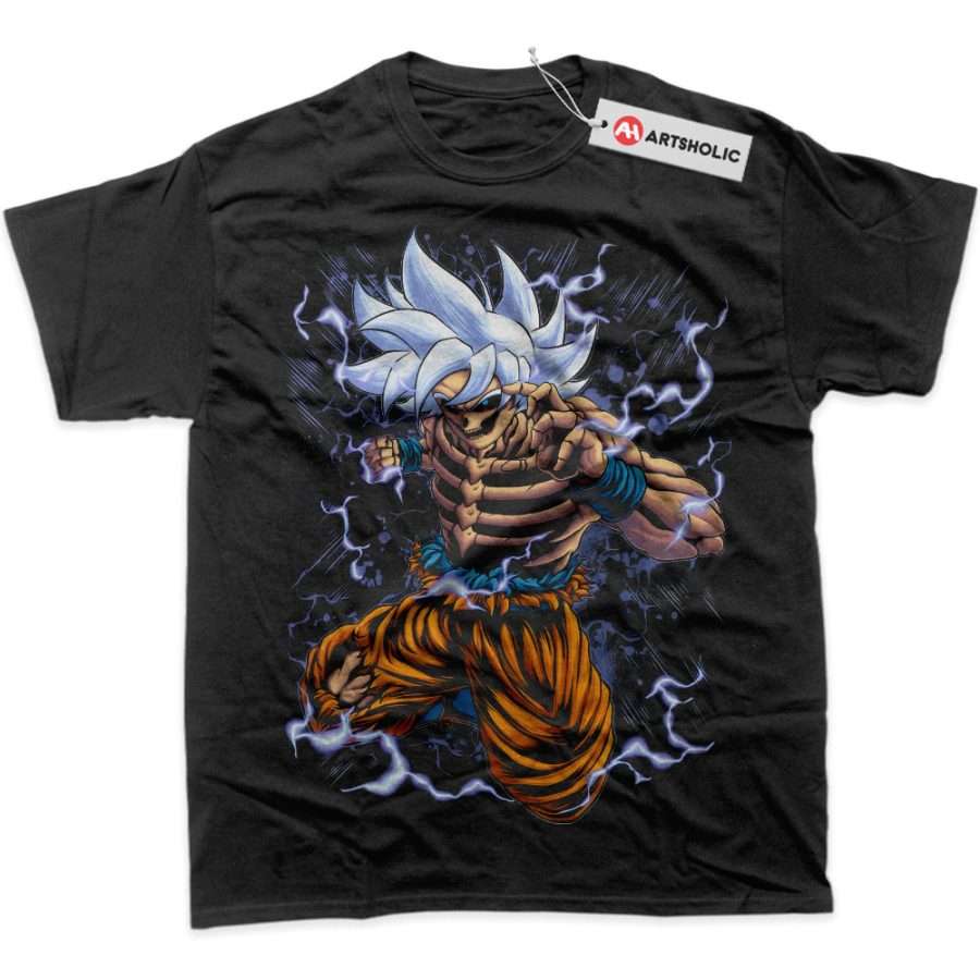 Alternative view of Skeleton Ultra Instinct Son Goku Shirt, Dragon Ball Shirt, DBZ Shirt, Anime Shirt, Graphic T-Shirt
