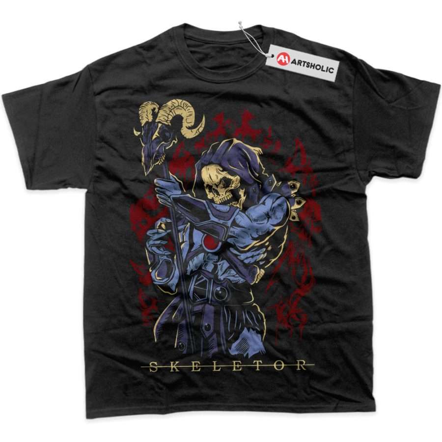 Alternative view of Skeletor Shirt, Masters of the Universe Shirt, Animated Shirt, Graphic T-Shirt