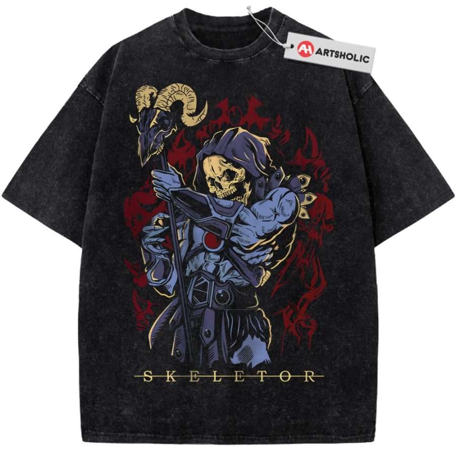 Alternative view of Skeletor Shirt, Masters of the Universe Shirt, Animated Shirt, Vintage T-Shirt
