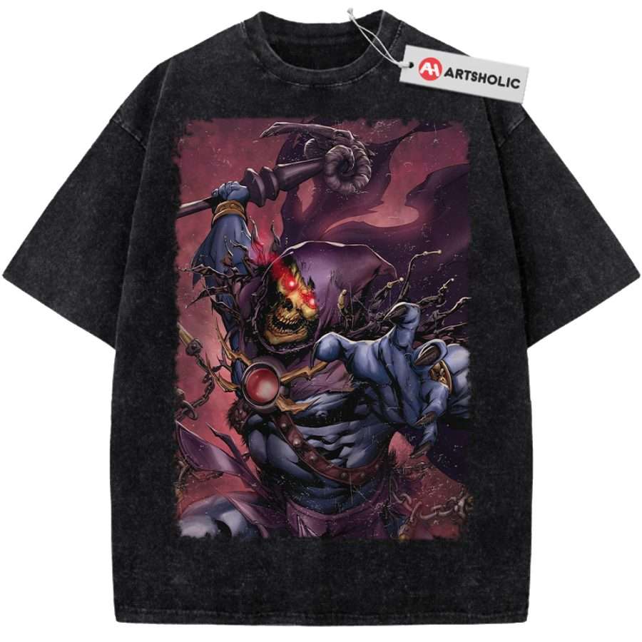 Alternative view of Skeletor Shirt, Masters of the Universe Shirt, Animated Shirt, Vintage Tee