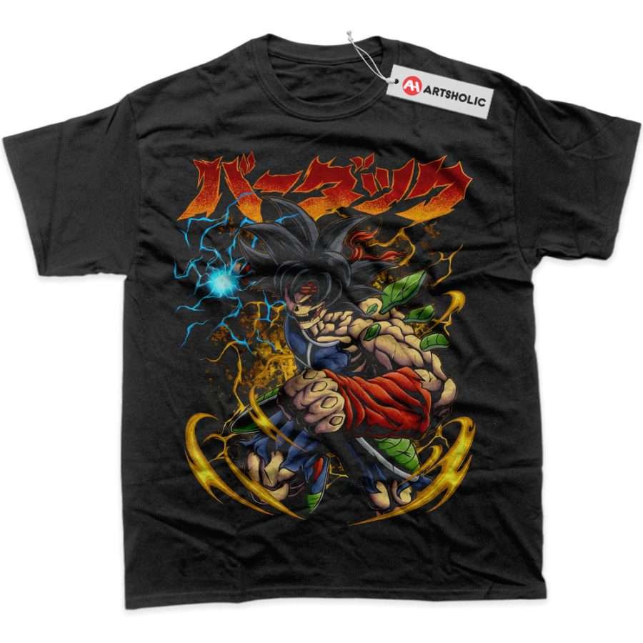 Alternative view of Skull Bardock Shirt, Dragon Ball Shirt, DBZ Shirt, Anime Shirt, Graphic Tee