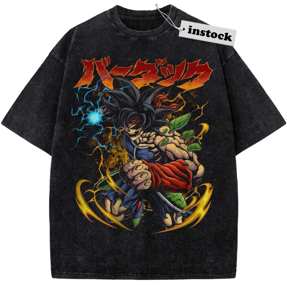 Skull Bardock Shirt, Dragon Ball Shirt, DBZ Shirt, Anime Shirt, Vintage Tee