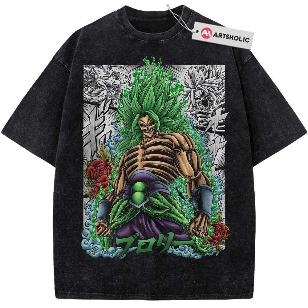 Skull Broly Shirt, Dragon Ball Z Shirt, DBZ Shirt, Anime Shirt, Vintage T-Shirt