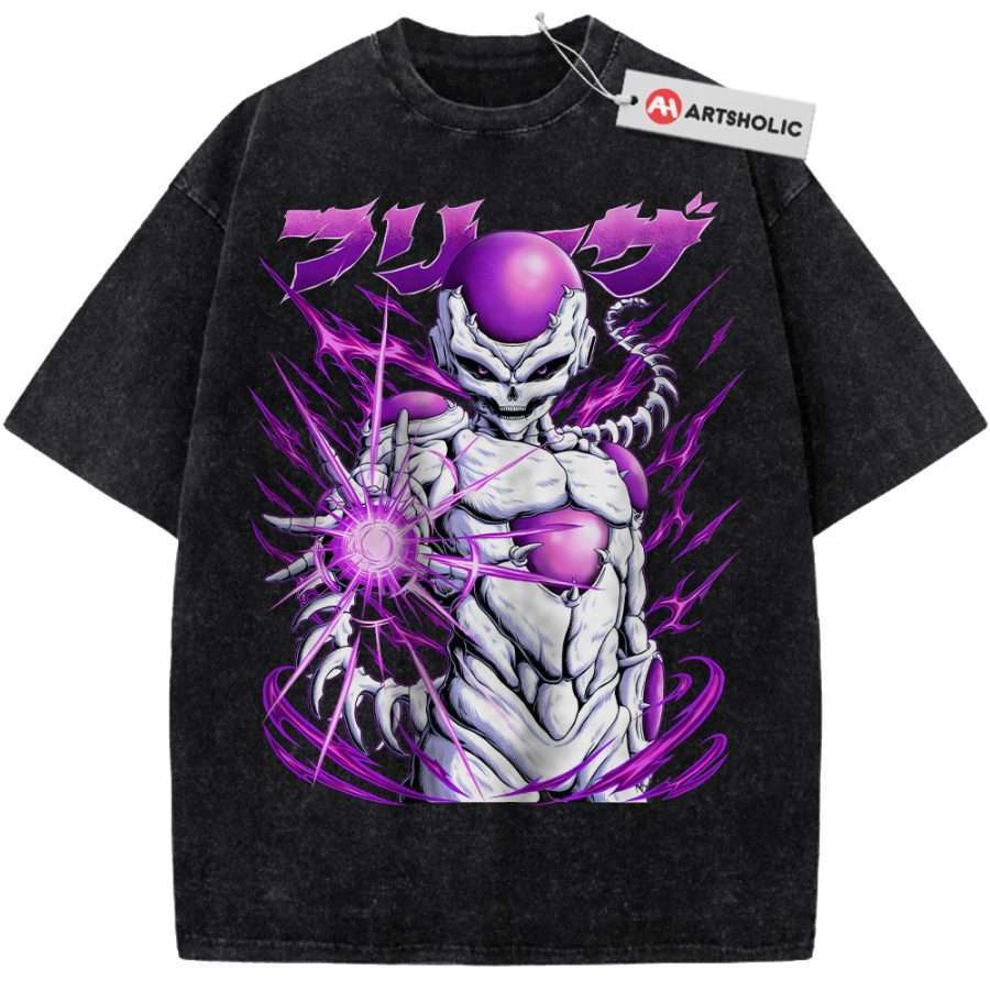 Alternative view of Skull Frieza Shirt, Dragon Ball Shirt, DBZ Shirt, Anime Shirt, Vintage T-Shirt