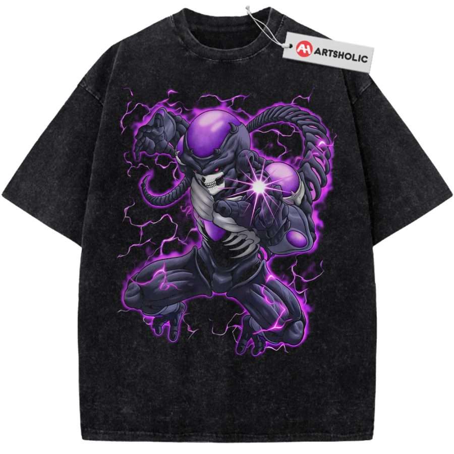 Alternative view of Skull Frieza Shirt, Dragon Ball Shirt, DBZ Shirt, Anime Shirt, Vintage Tee