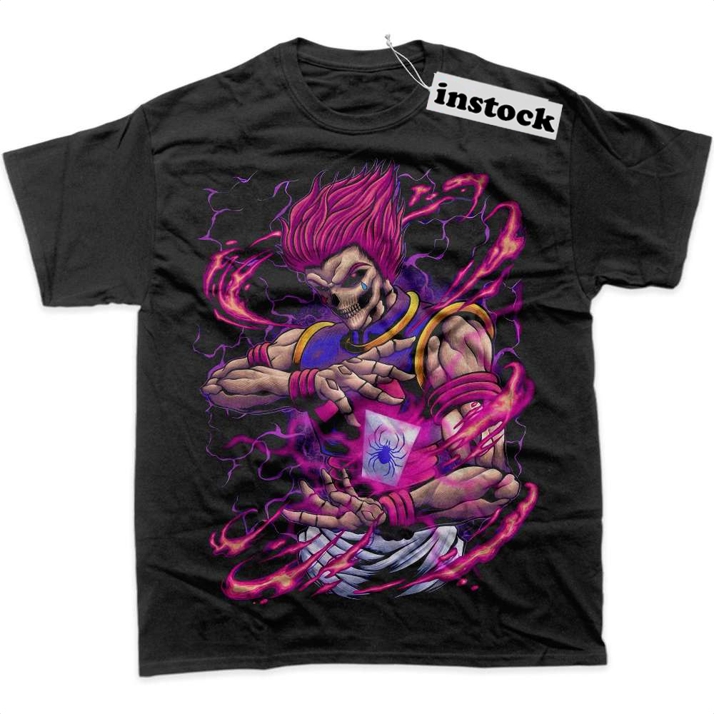Skull Hisoka Shirt, Hunter x Hunter Shirt, HxH Shirt, Anime Shirt, Graphic T-Shirt