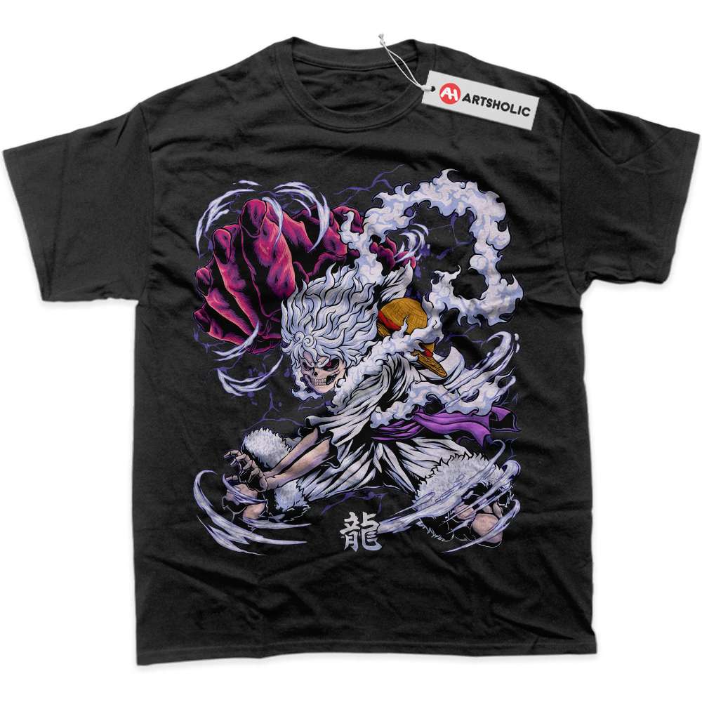 Alternative view of Skull Luffy Gear 5 Shirt, One Piece Shirt, Anime Shirt, Graphic Tee