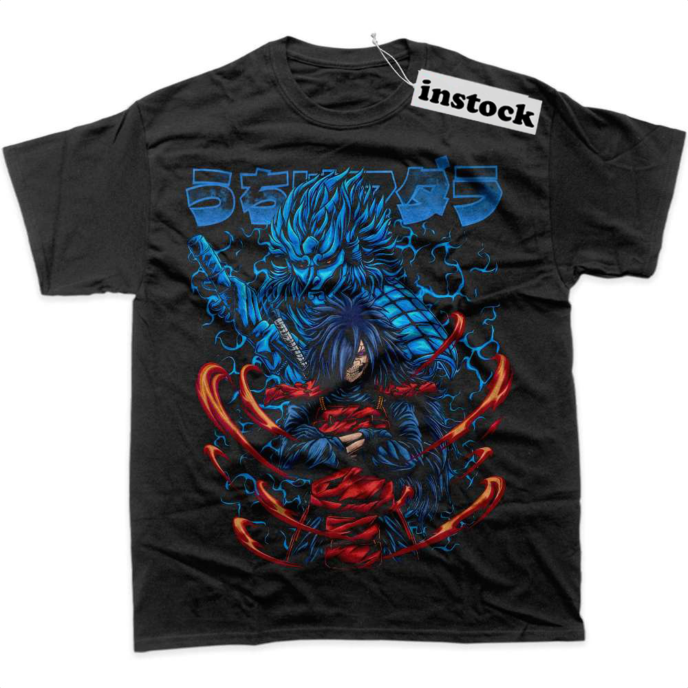 Skull Madara Uchiha Shirt, Naruto Shirt, Anime Shirt, Graphic Tee