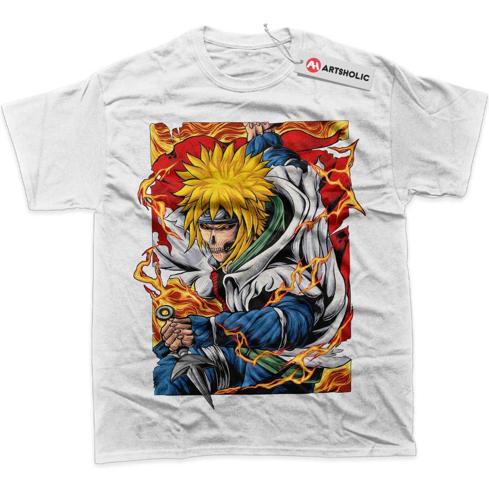 Skull Minato Namikaze Shirt, Naruto Shirt, Anime Shirt, Graphic T-Shirt