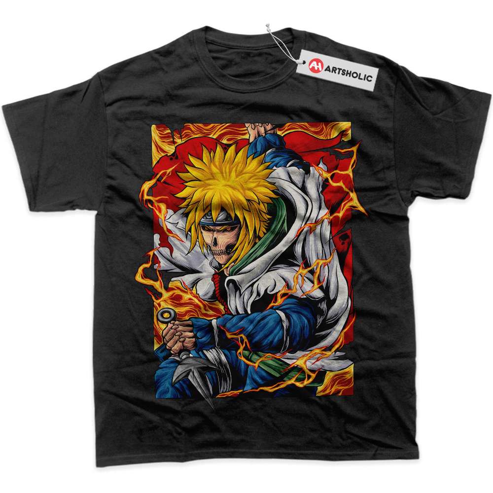 Alternative view of Skull Minato Namikaze Shirt, Naruto Shirt, Anime Shirt, Graphic T-Shirt
