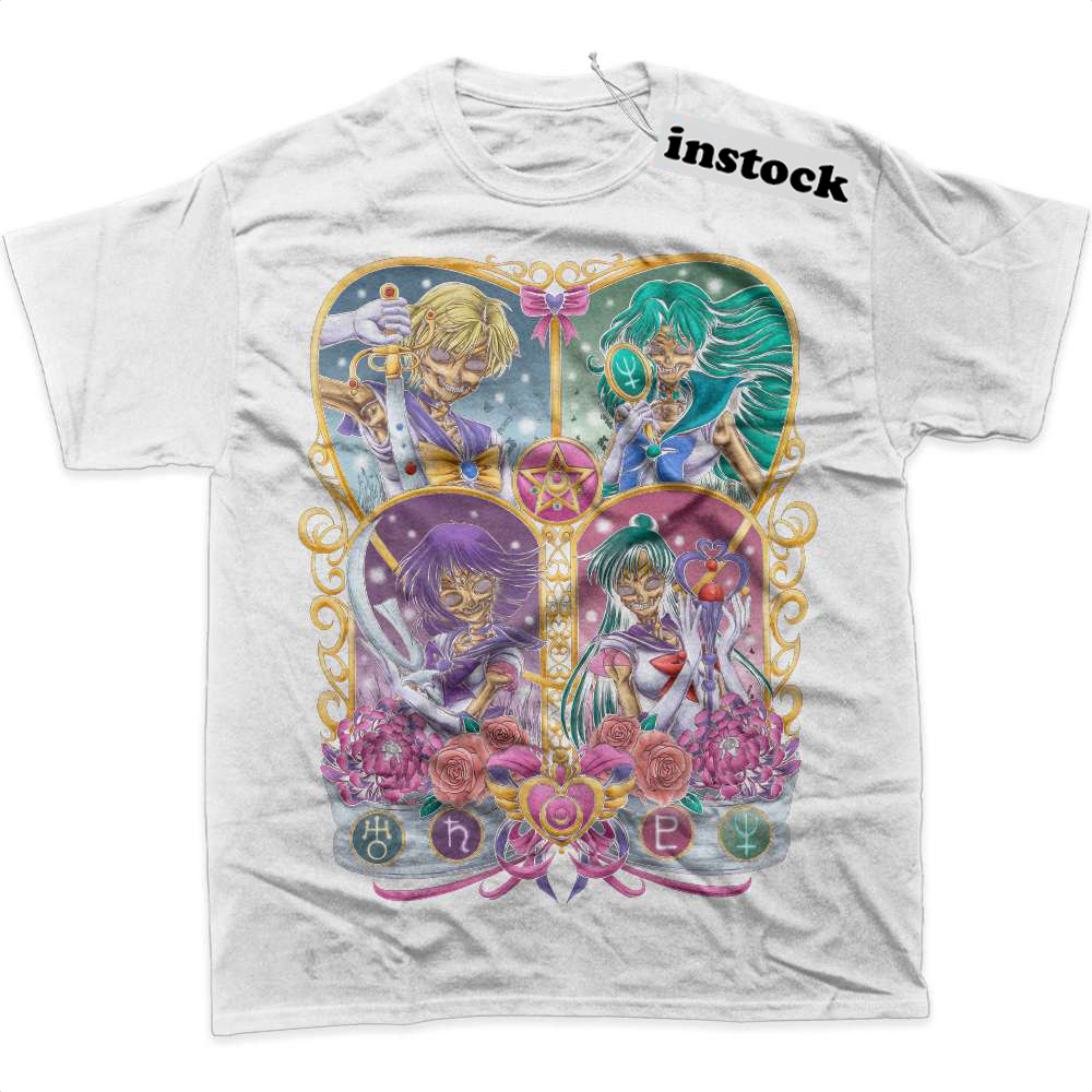 Skull Sailor Moon Shirt, Anime Shirt, Graphic T-Shirt