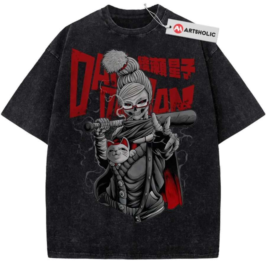Alternative view of Skull Seiko Ayase Shirt, Dandadan Shirt, Anime Shirt, Vintage T-Shirt