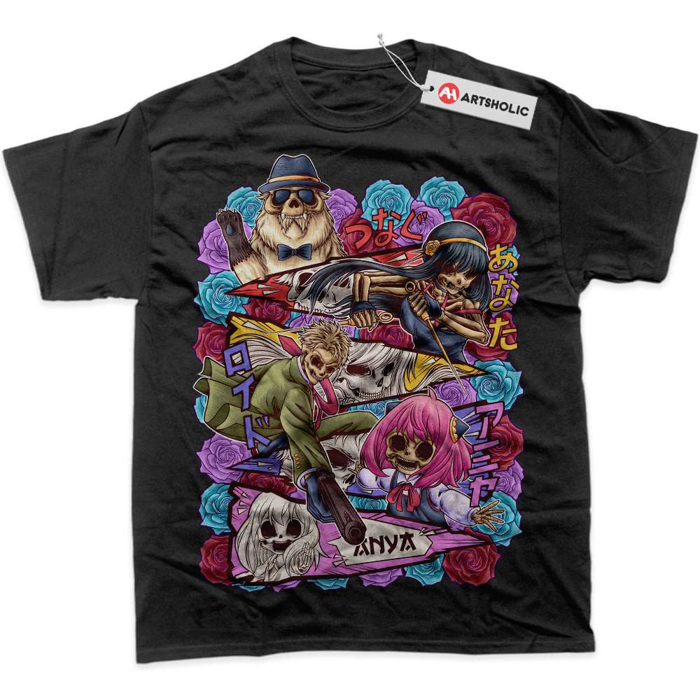 Alternative view of Skull Spy x Family Shirt, Anime Shirt, Graphic Tee