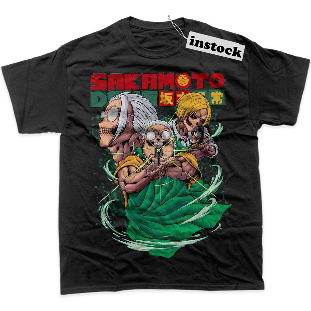Skull Taro Sakamoto Shirt, Sakamoto Days Shirt, Anime Shirt, Graphic T-Shirt