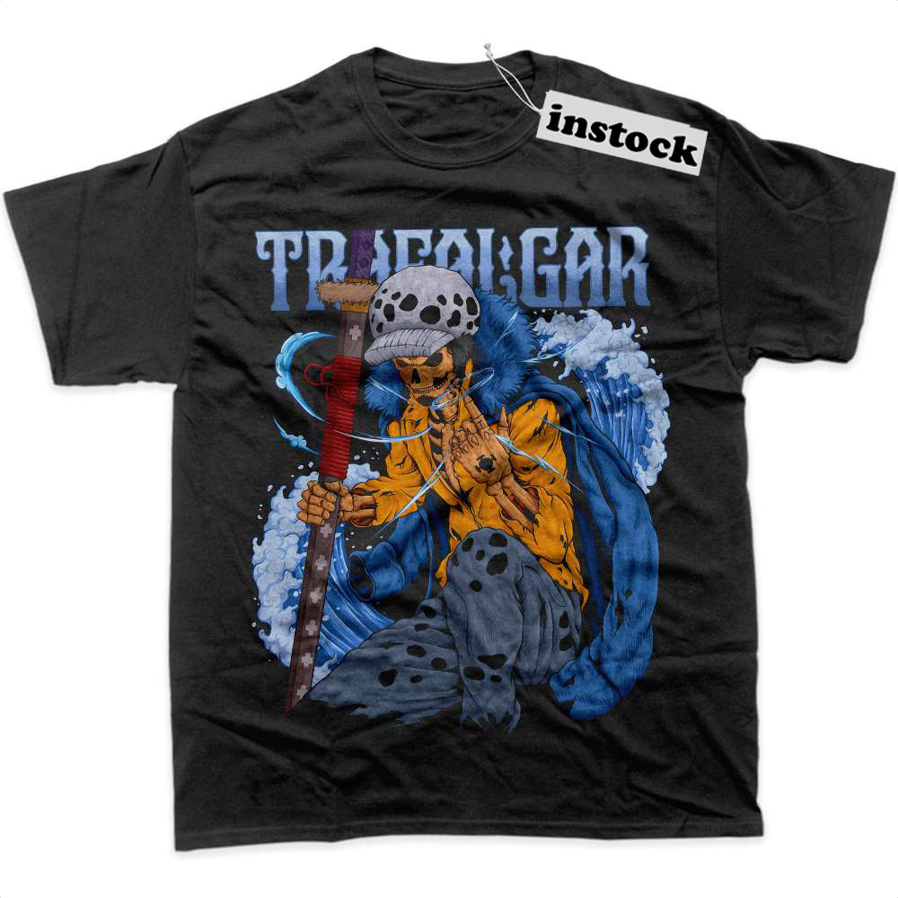 Skull Trafalgar D Water Law Shirt, One Piece Shirt, Anime Shirt, Graphic T-Shirt