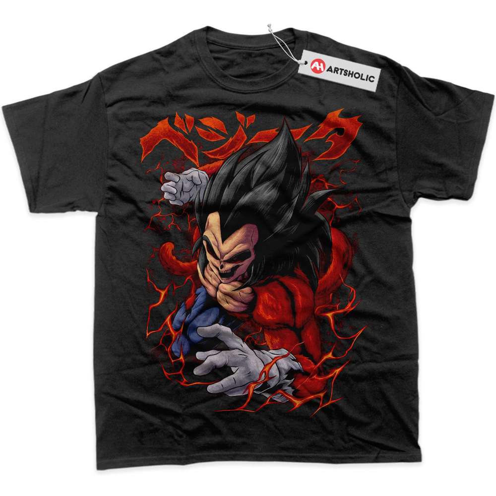 Alternative view of Skull Vegeta JJ4 Shirt, Dragon Ball Shirt, DBZ Shirt, Anime Shirt, Graphic T-Shirt