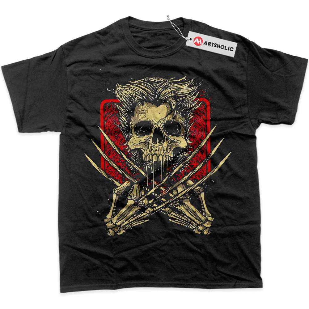 Skull Wolverine Shirt, Marvel Comics Shirt, Graphic T-Shirt