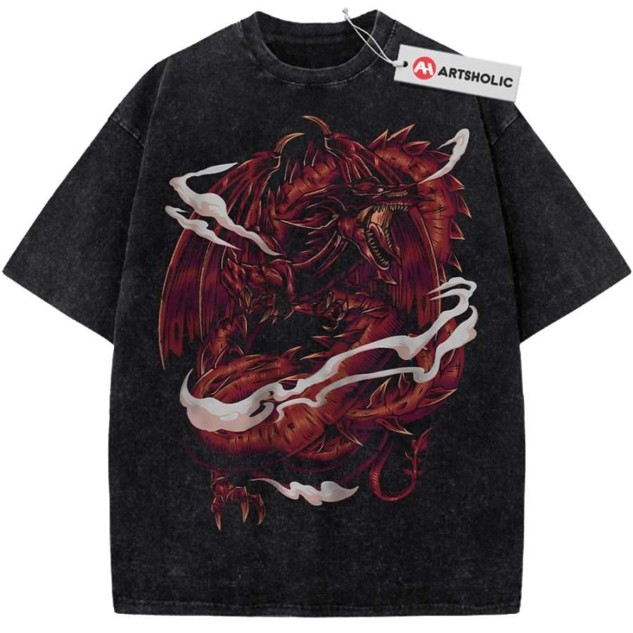 Alternative view of Sky Dragon of Osiris Shirt, Slifer the Sky Dragon Shirt, Anime Shirt, Vintage T-Shirt