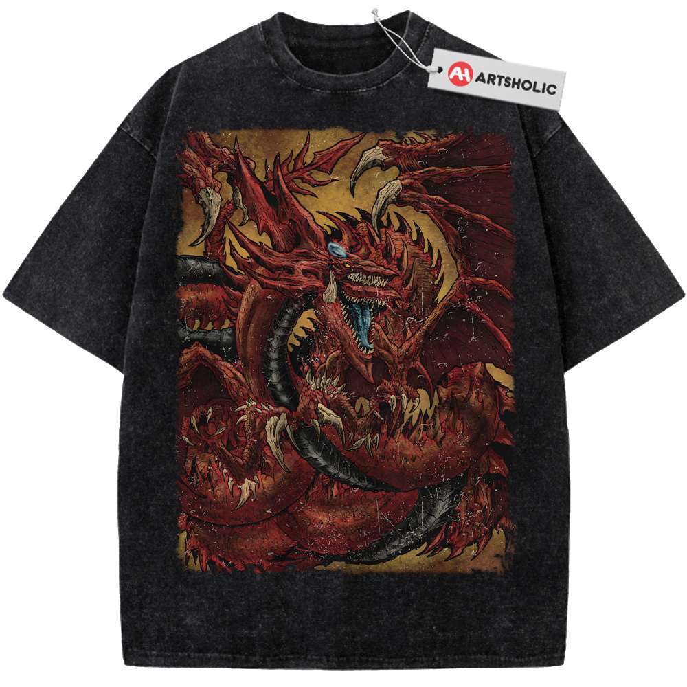 Alternative view of Sky Dragon of Osiris Shirt, Slifer the Sky Dragon Shirt, Anime Shirt, Vintage T-Shirt