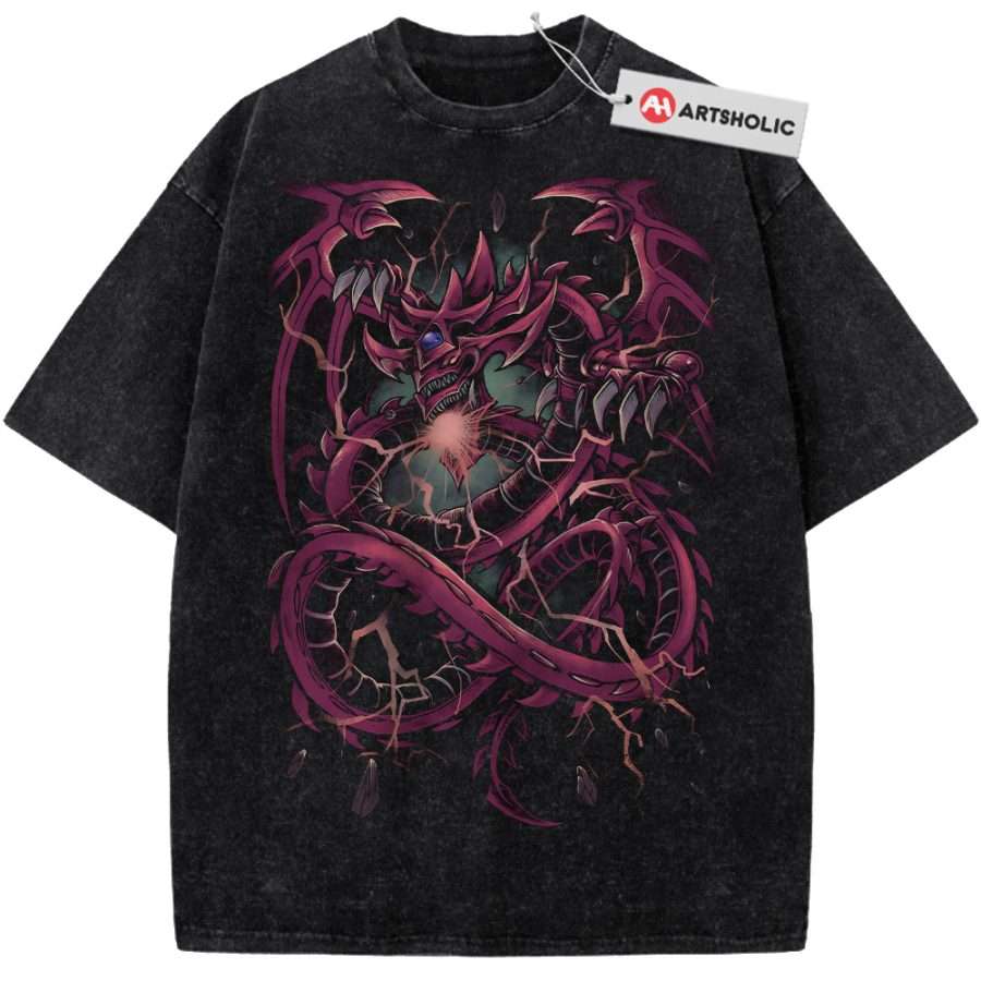 Alternative view of Sky Dragon of Osiris Shirt, Slifer the Sky Dragon Shirt, Anime Shirt, Vintage T-Shirt