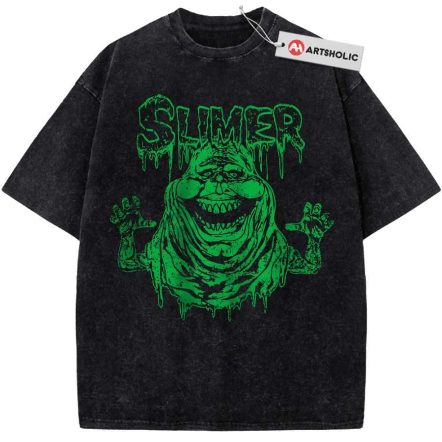 Alternative view of Slimer Shirt, Ghostbusters Shirt, Halloween Shirt, Horror Shirt, Vintage T-Shirt