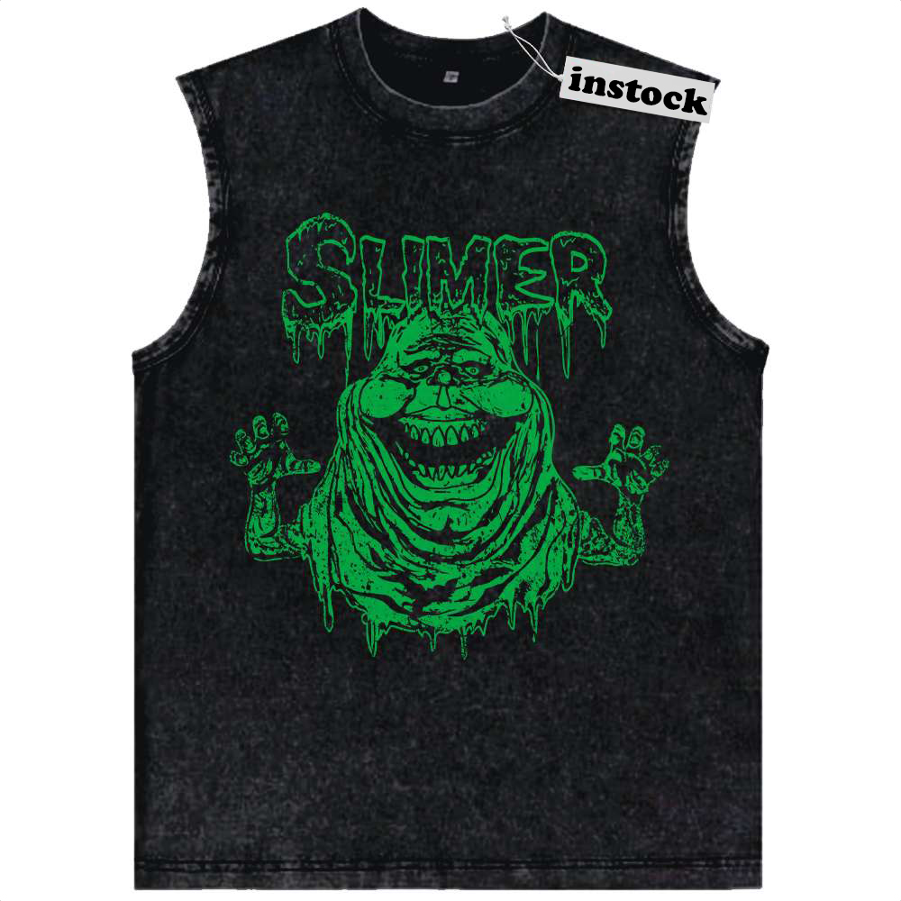 Slimer Tank Top, Ghostbusters Tank Top, Halloween Tank Top, Horror Tank Top, Vintage Tank Top
