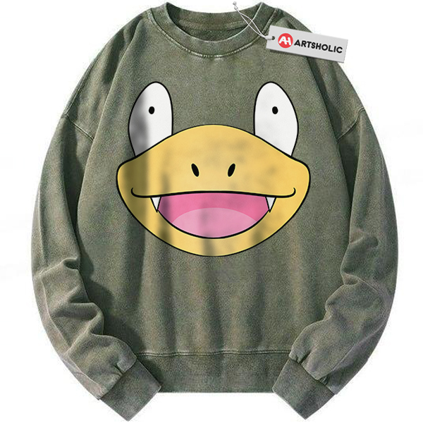 Alternative view of Slowbro Sweatshirt, Pokemon Sweatshirt, Anime Sweatshirt, Vintage Sweatshirt