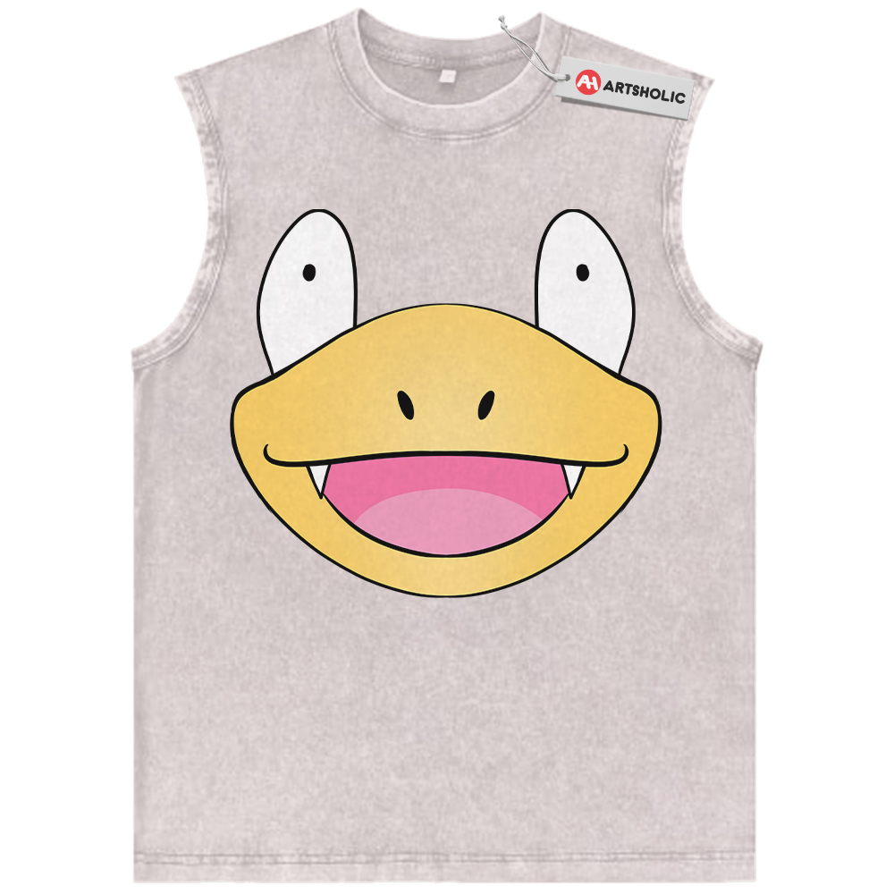 Alternative view of Slowbro Tank Top, Pokemon Tank Top, Anime Tank Top, Vintage Tank Top