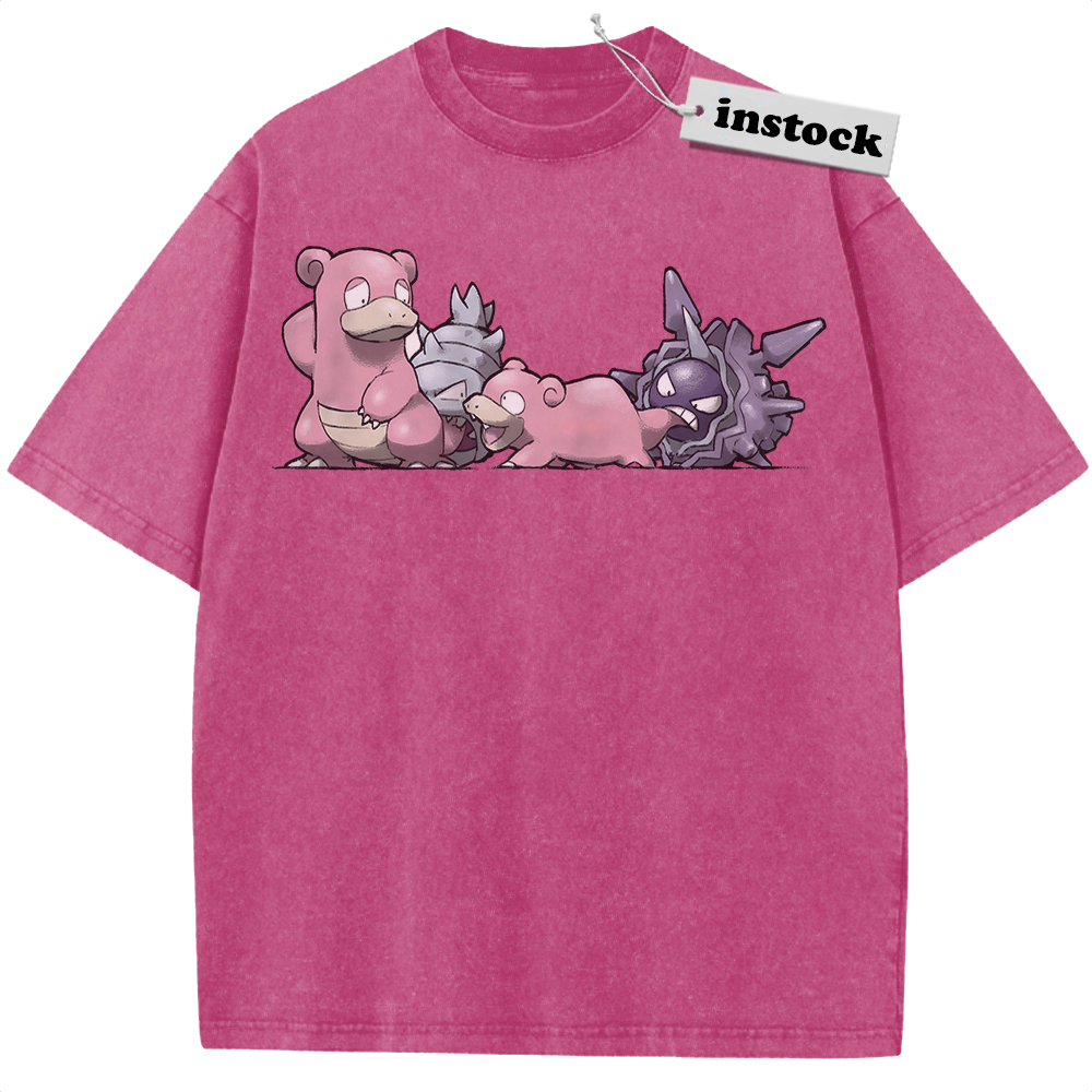 Slowpoke Shirt, Slowbro Shirt, Cloyster Shirt, Pokemon Shirt, PKM Shirt, Anime Shirt, Vintage Tee