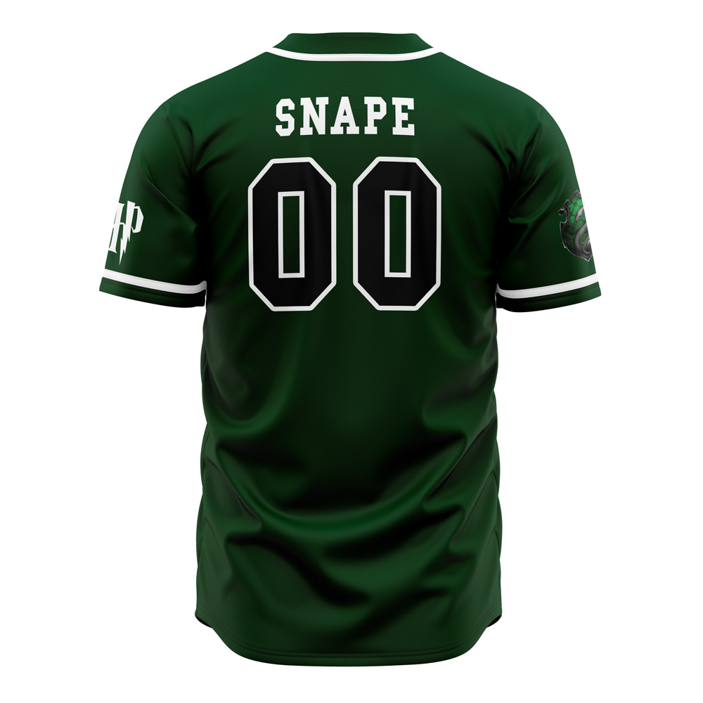 Alternative view of Slytherin House Harry Potter Baseball Jersey