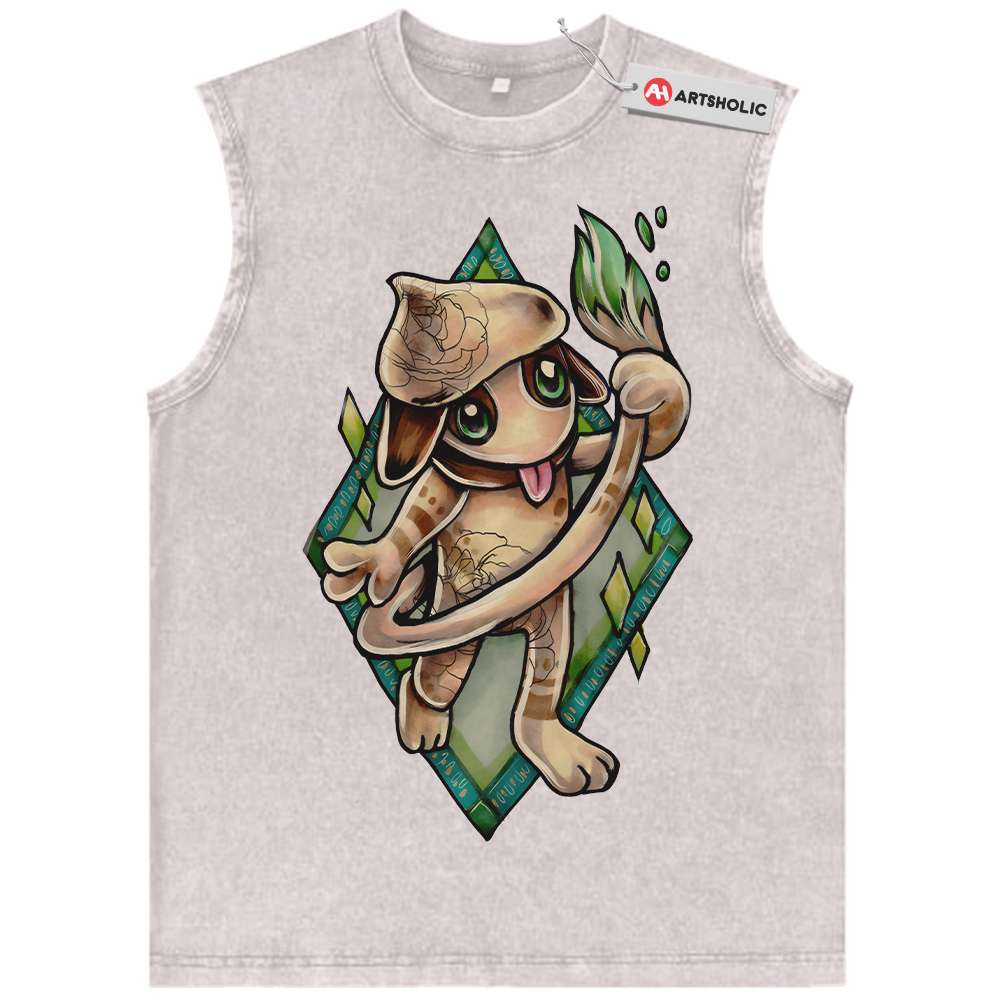 Alternative view of Smeargle Tank Top, Pokemon Tank Top, Anime Tank Top, Vintage Tank Top