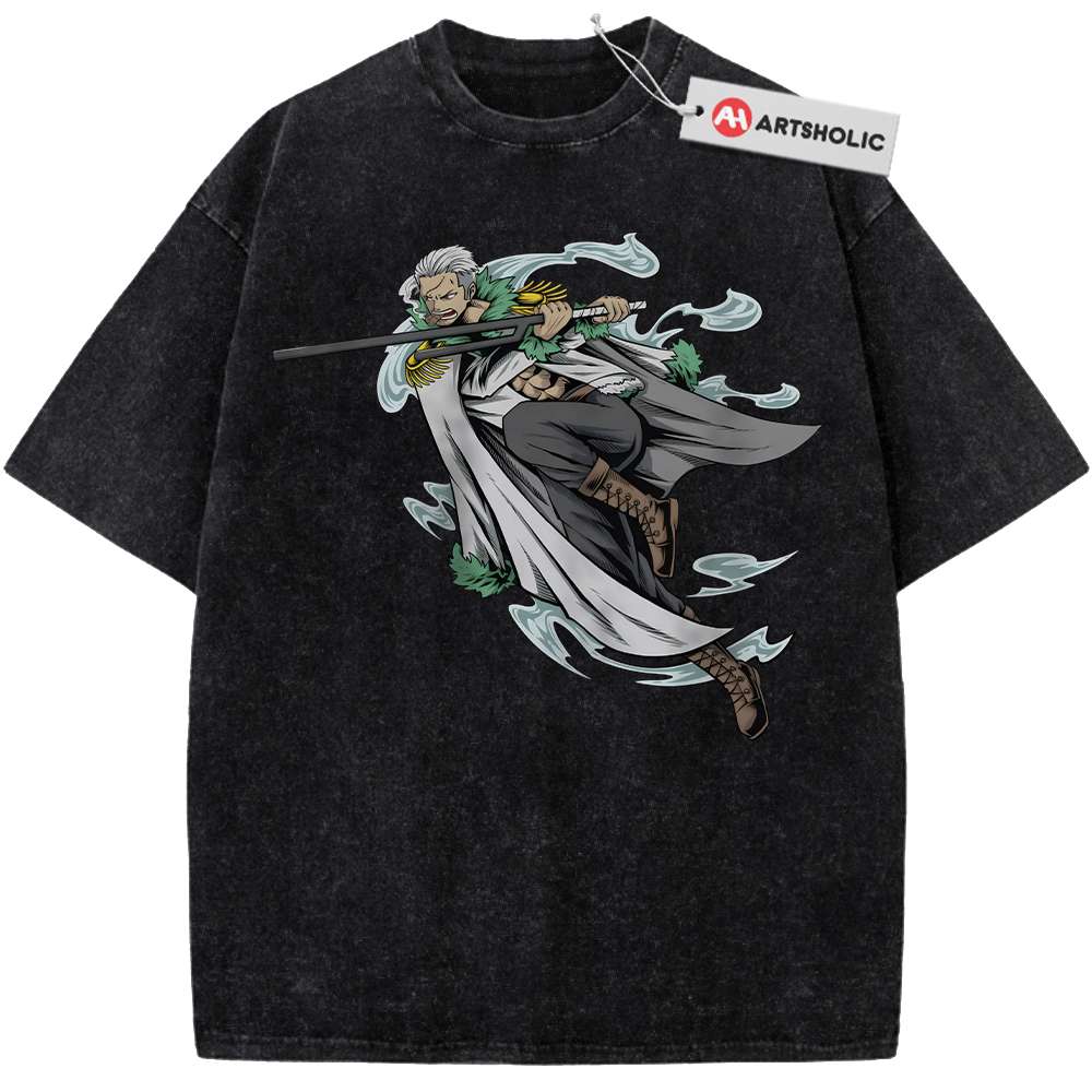 Alternative view of Smoker Shirt, One Piece Shirt, Anime Shirt, Vintage T-Shirt