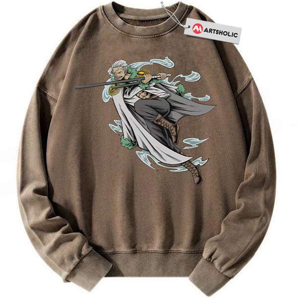 Alternative view of Smoker Sweatshirt, One Piece Sweatshirt, Anime Sweatshirt, Vintage Sweatshirt