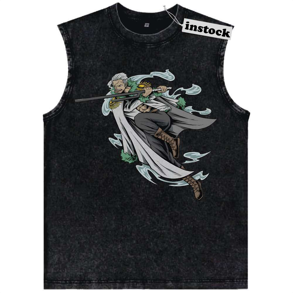 Smoker Tank Top, One Piece Tank Top, Anime Tank Top, Vintage Tank Top