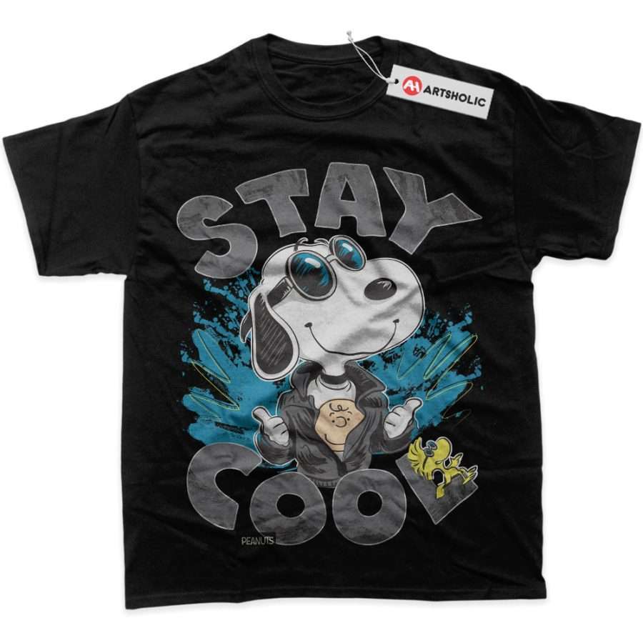 Alternative view of Snoopy Shirt, Peanuts Shirt, Animated Shirt, Graphic T-Shirt