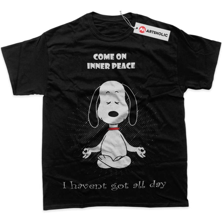 Alternative view of Snoopy Shirt, Peanuts Shirt, Animated Shirt, Graphic T-Shirt