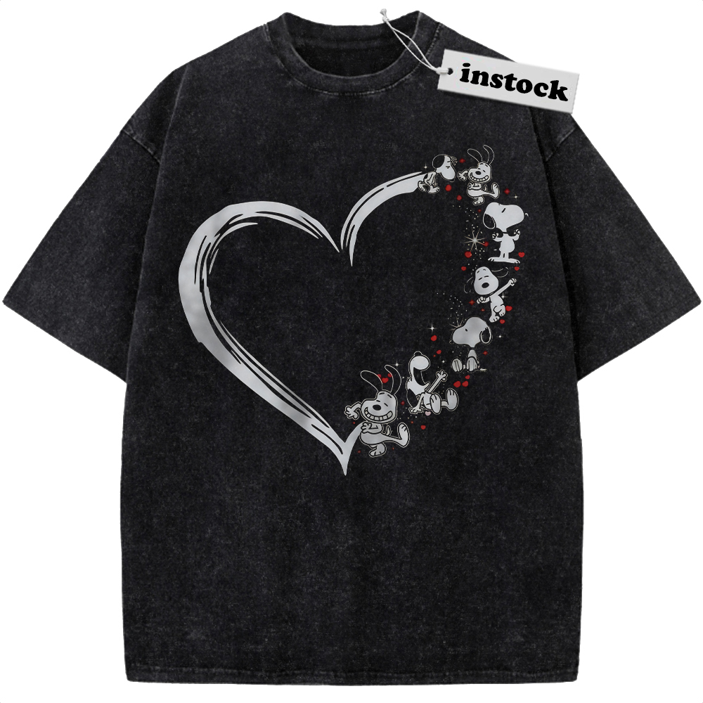Snoopy Shirt, Peanuts Shirt, Animated Shirt, Valentine's Day Shirt, Vintage T-Shirt