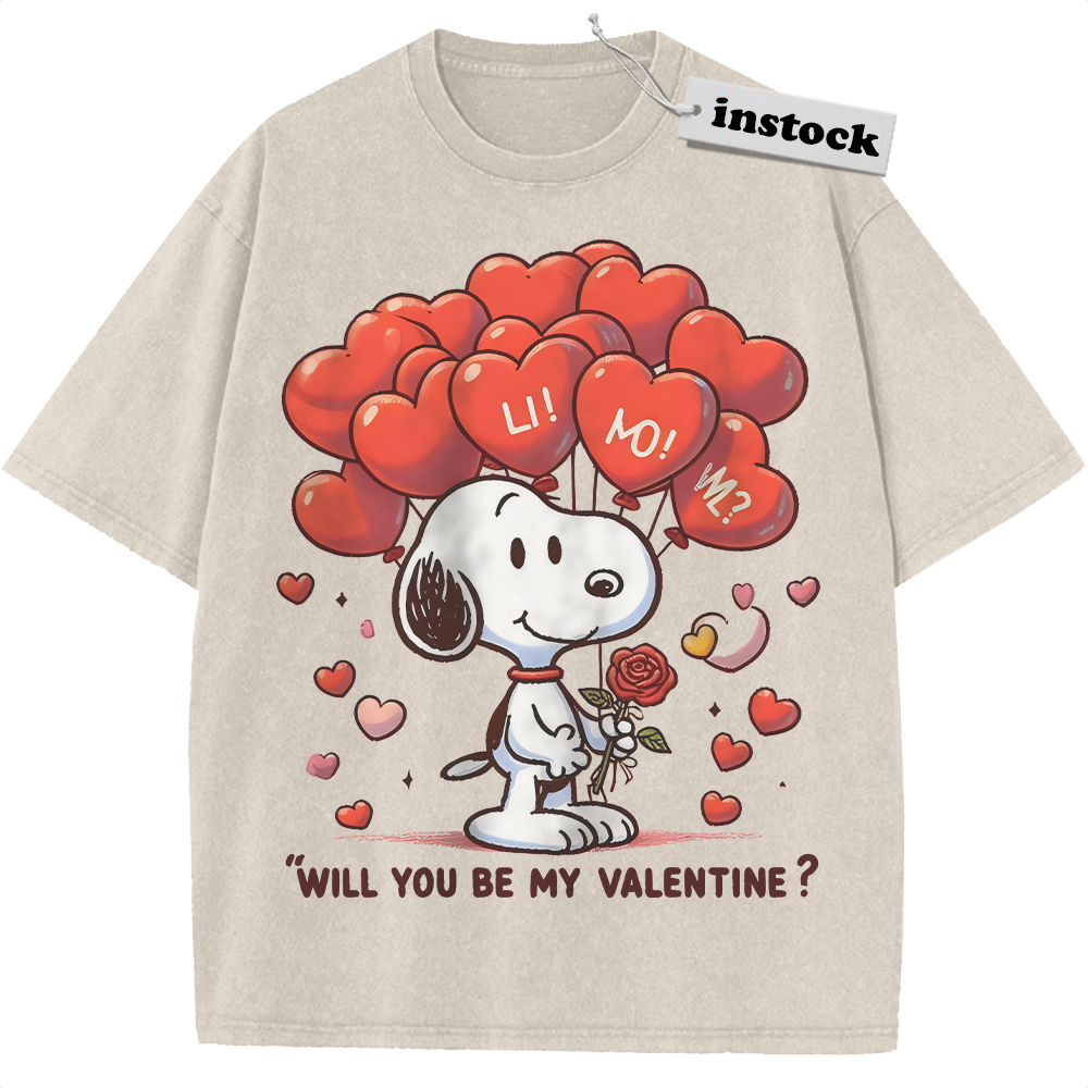 Snoopy Shirt, Peanuts Shirt, Animated Shirt, Valentine's Day Shirt, Vintage T-Shirt