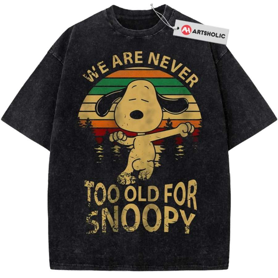 Alternative view of Snoopy Shirt, Peanuts Shirt, Animated Shirt, Vintage Tee
