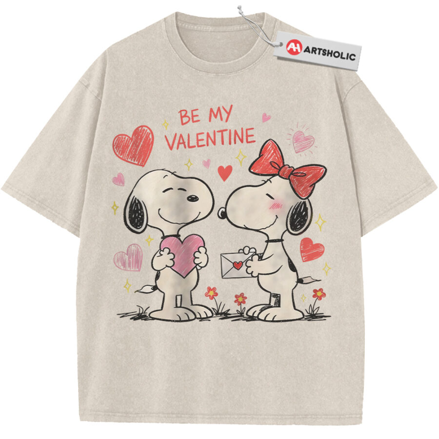 Alternative view of Snoopy Shirt, Peanuts Shirt, Valentine's Day Shirt, Animated Shirt, Vintage T-Shirt