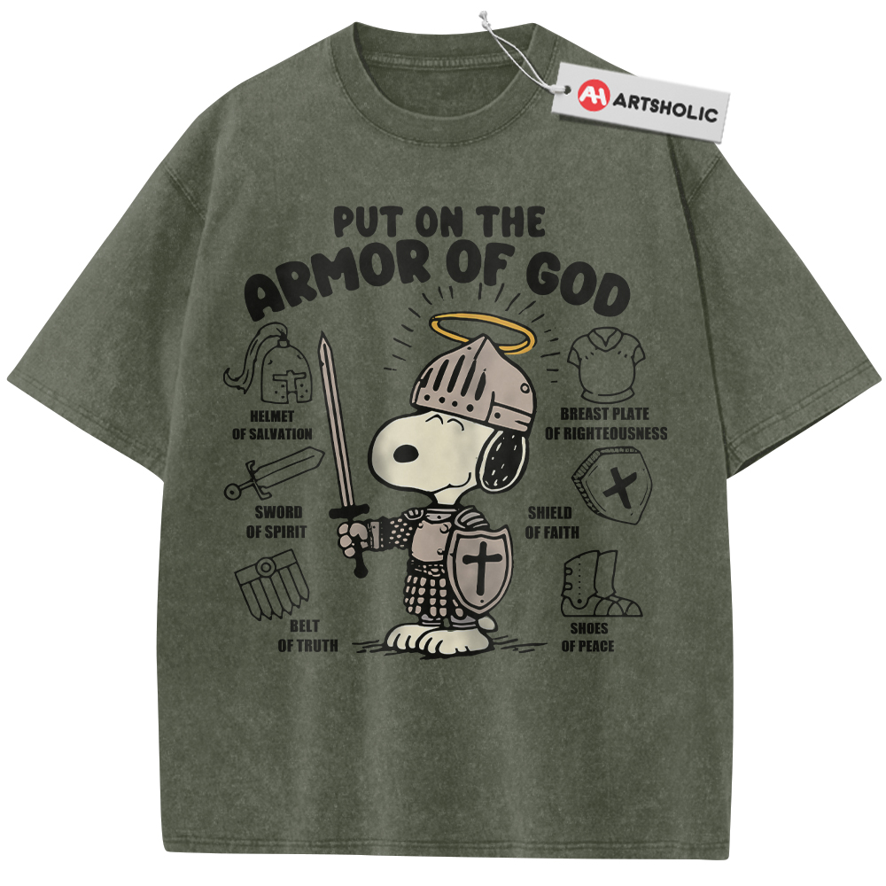 Alternative view of Snoopy Shirt, The Peanuts Shirt, Animated Shirt, Vintage Tee