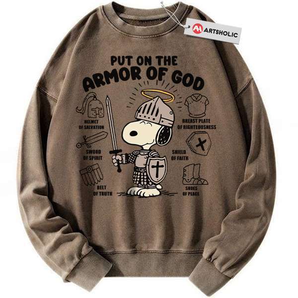 Alternative view of Snoopy Sweatshirt, Peanuts Sweatshirt, Animated Sweatshirt, Vintage Sweatshirt